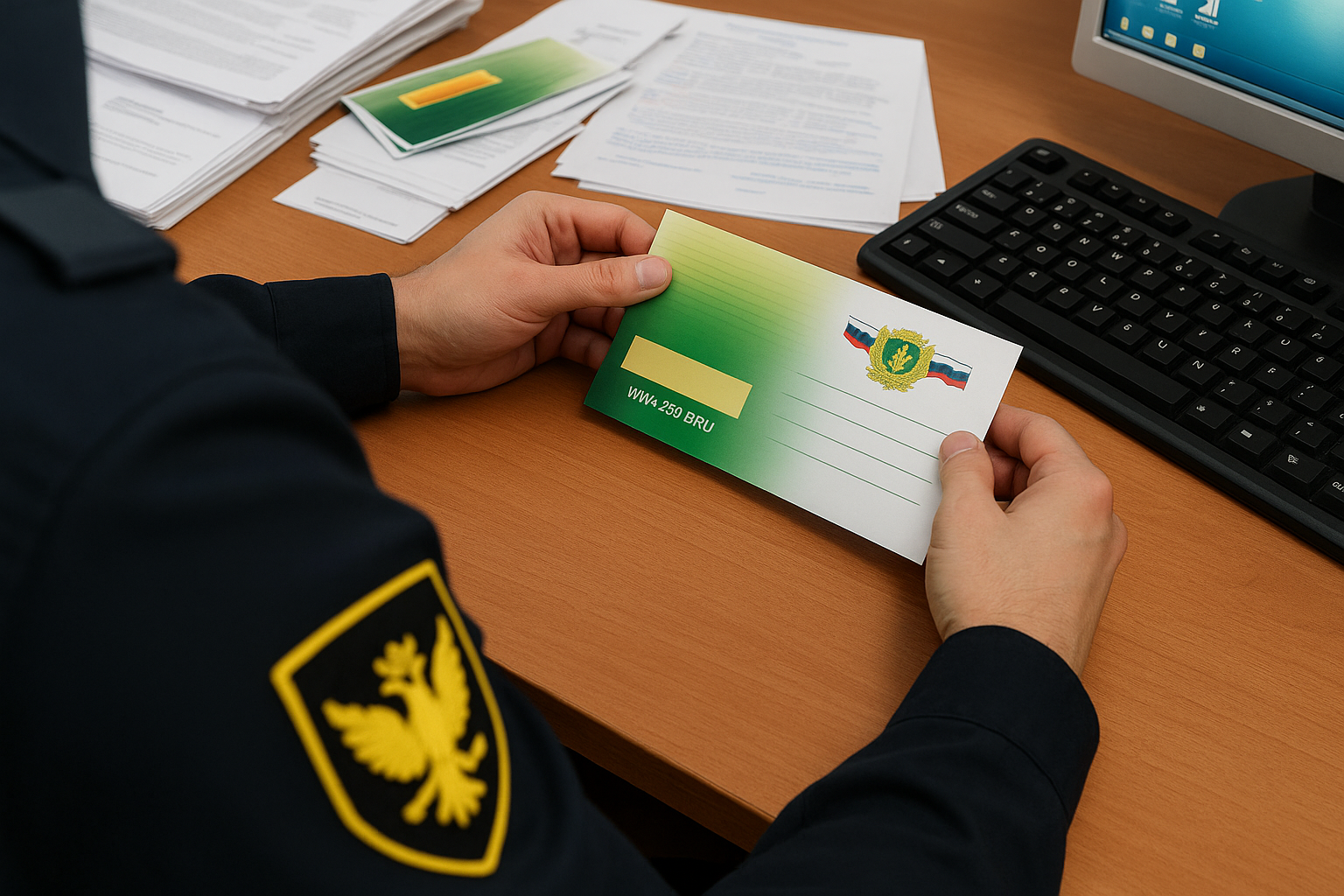 Письмо сотруднику ФССП