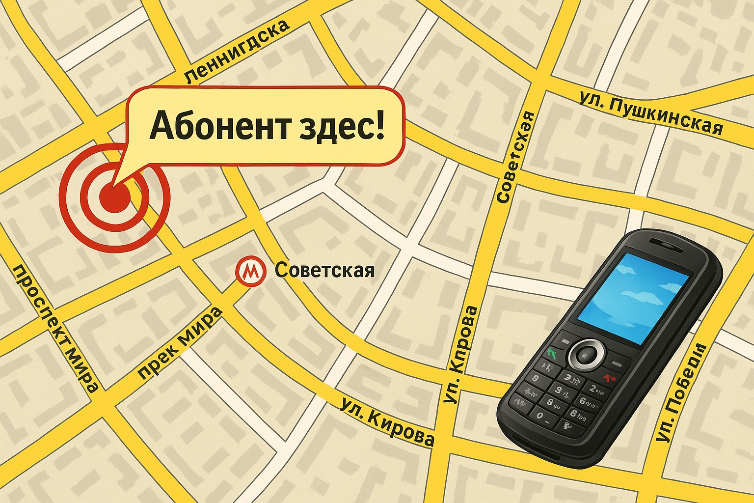 Как узнать адрес по номеру мобильного телефона бесплатно?
