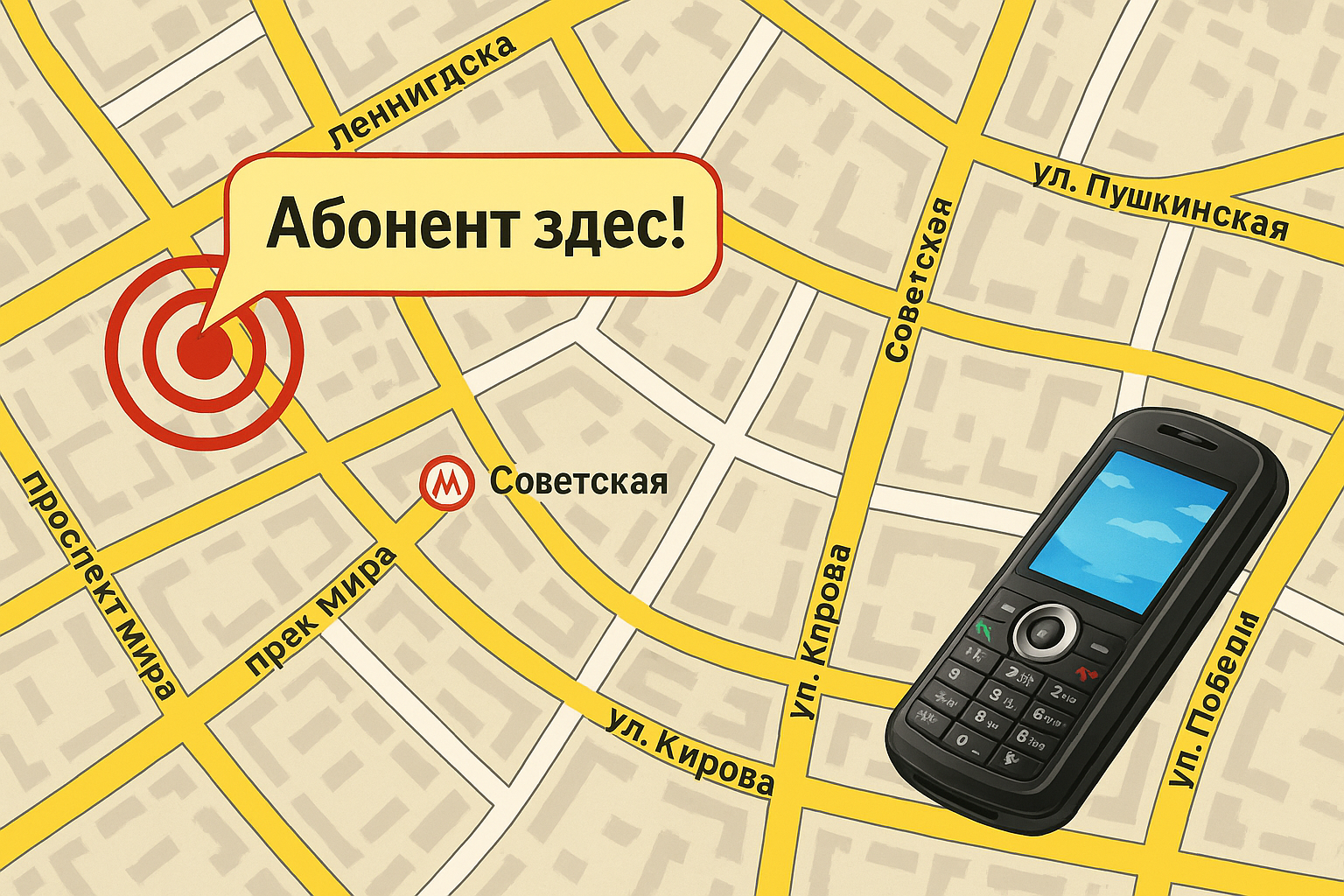 Как узнать адрес по номеру мобильного телефона бесплатно?