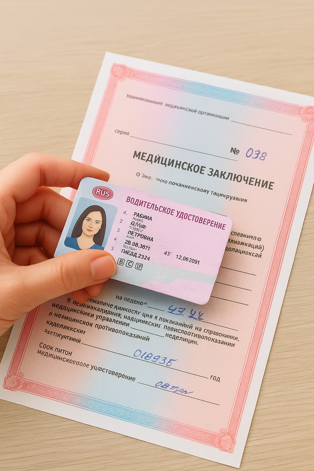 Медсправка для водительского удостоверения