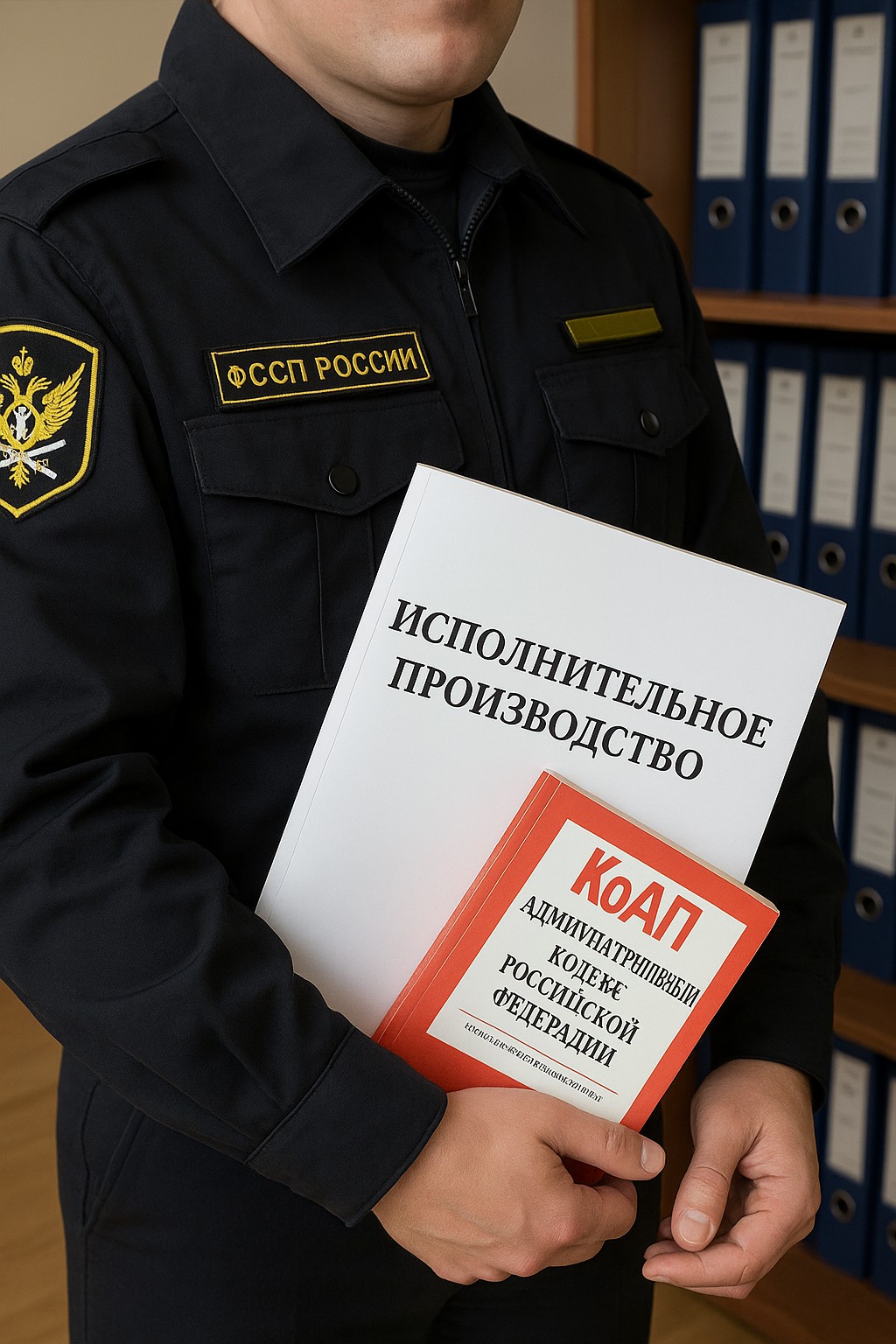 Сотрудник ФССП с уголовным кодексом