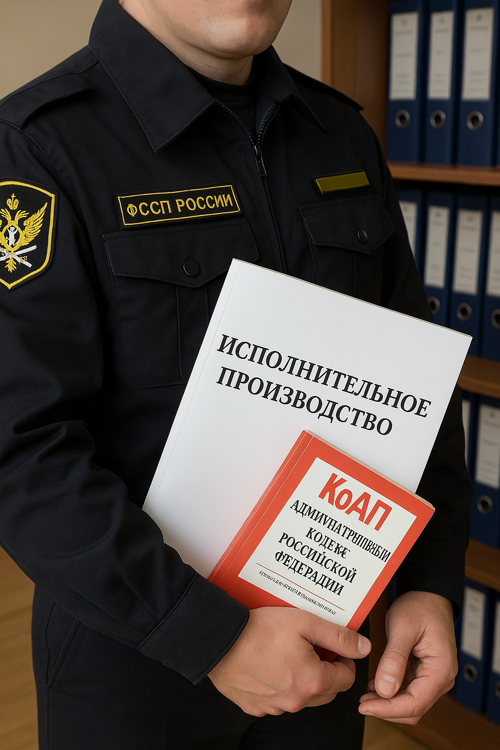 Сотрудник ФССП с уголовным кодексом